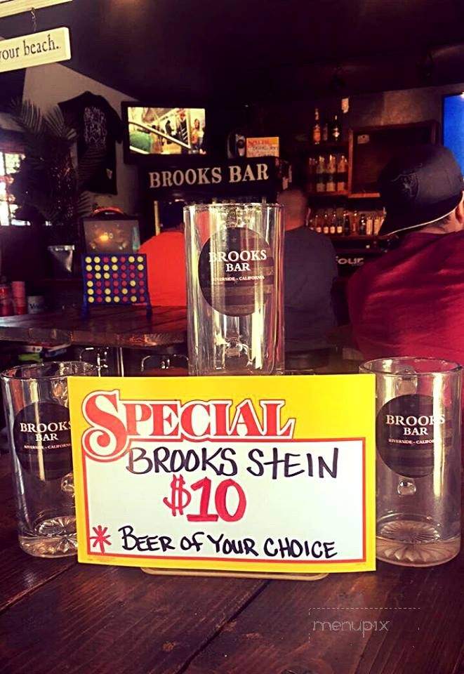 Brooks Bar - Riverside, CA menu_pic