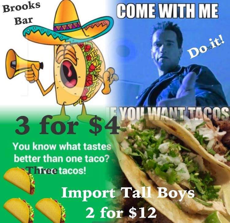 Brooks Bar - Riverside, CA menu_pic