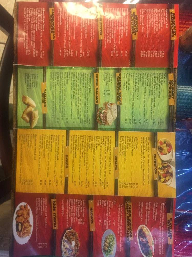 Glorias Mexican Food - Jersey City, NJ menu_pic
