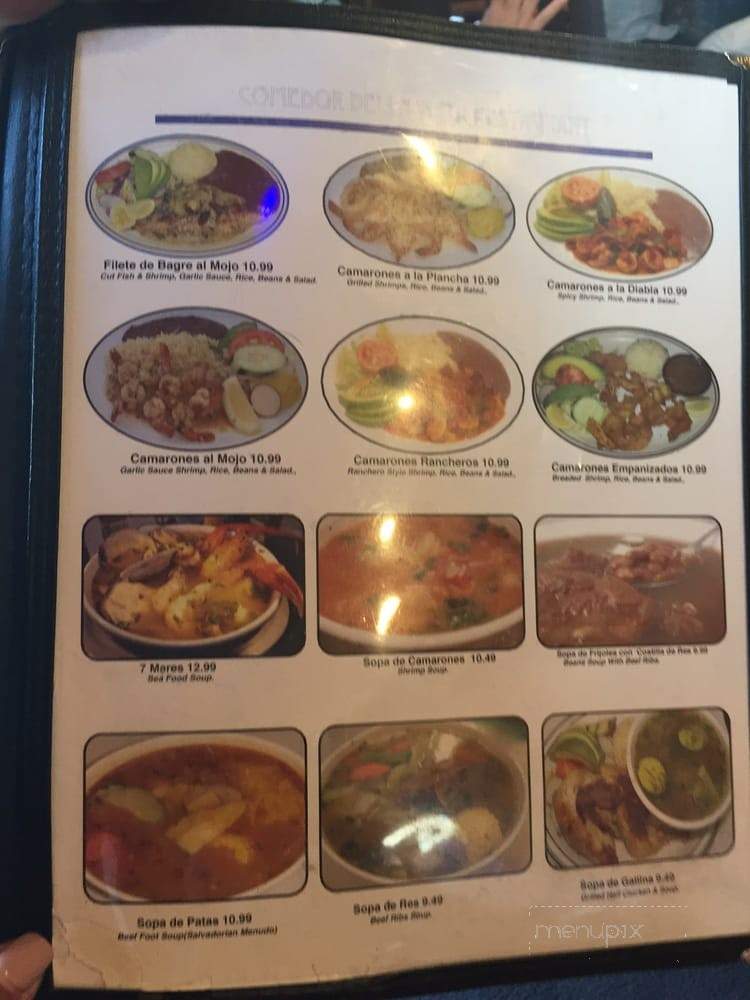 Paseo San Miguel - Los Angeles, CA menu_pic