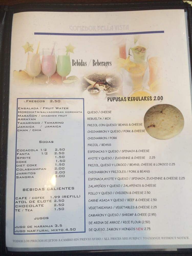 Paseo San Miguel - Los Angeles, CA menu_pic