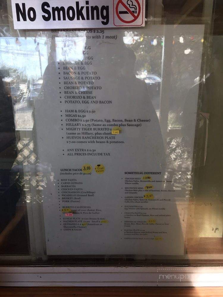 Flores #2 - Dripping Springs, TX menu_pic