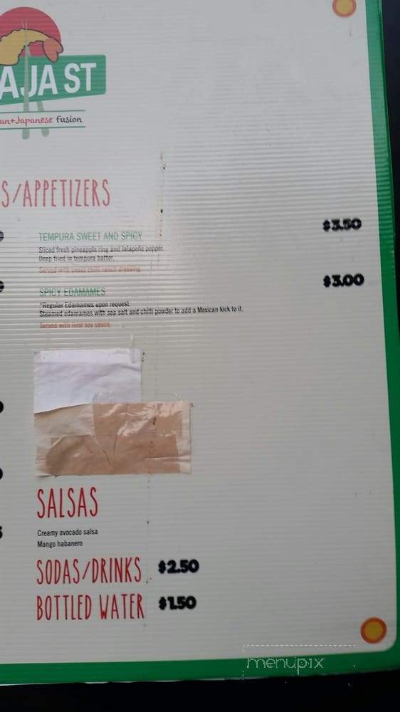 Baja St - Austin, TX menu_pic