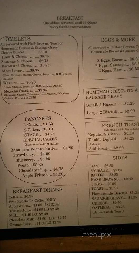 Vinita Grubb Hut - Vinita, OK menu_pic
