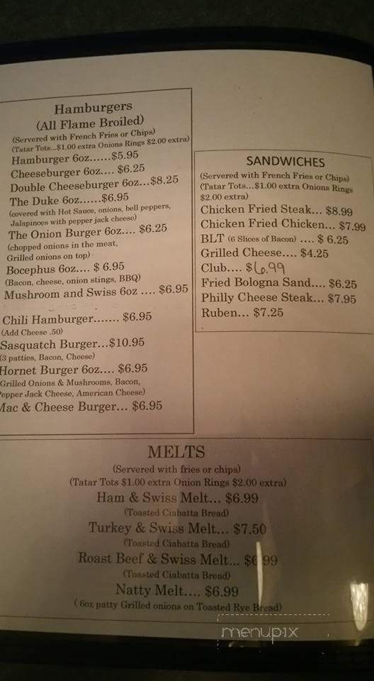 Vinita Grubb Hut - Vinita, OK menu_pic