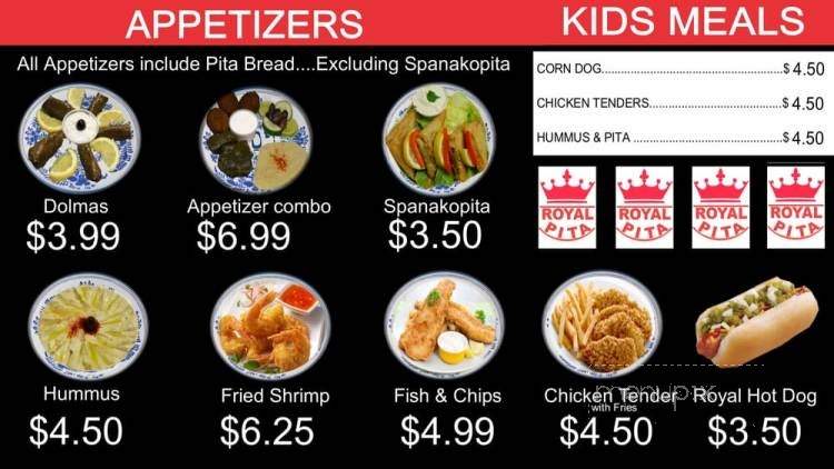 Royal Pita - Phoenix, AZ menu_pic
