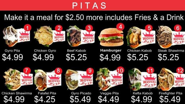 Royal Pita - Phoenix, AZ menu_pic