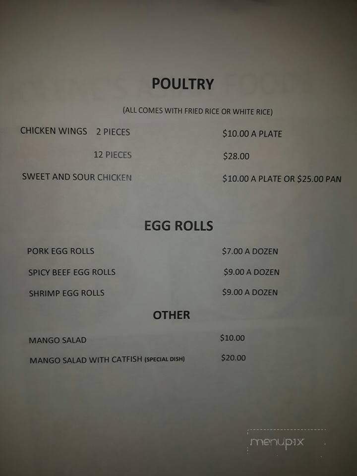 Jolene's Thai Cuisine - Brownwood, TX menu_pic