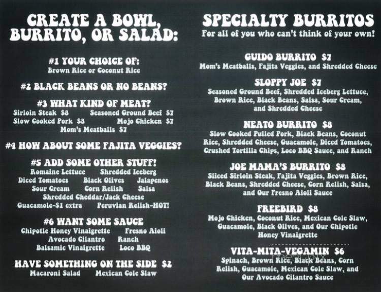 Loco Joe'S - Port St. Lucie, FL menu_pic