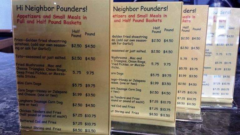 Hi-Neighbor Tavern - Spokane, WA menu_pic