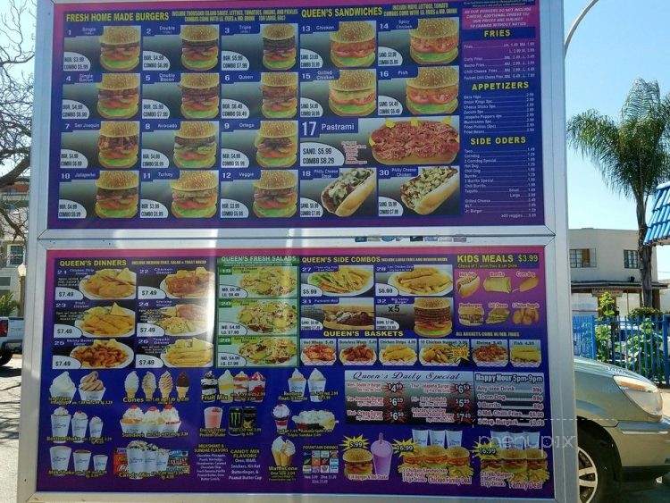 Frosty Queen - Fresno, CA menu_pic