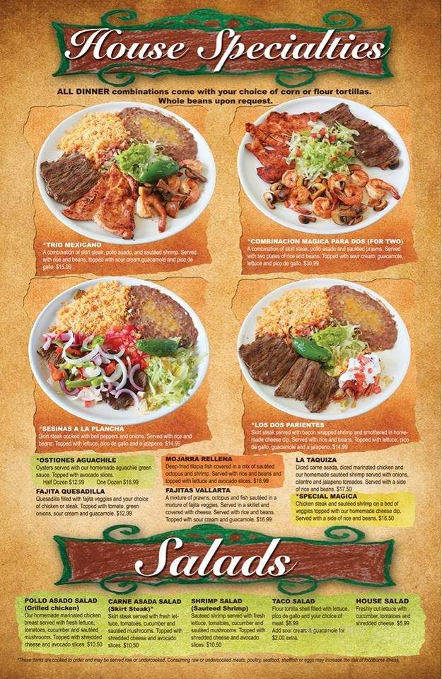 Pueblo Magico - Grand Junction, CO menu_pic