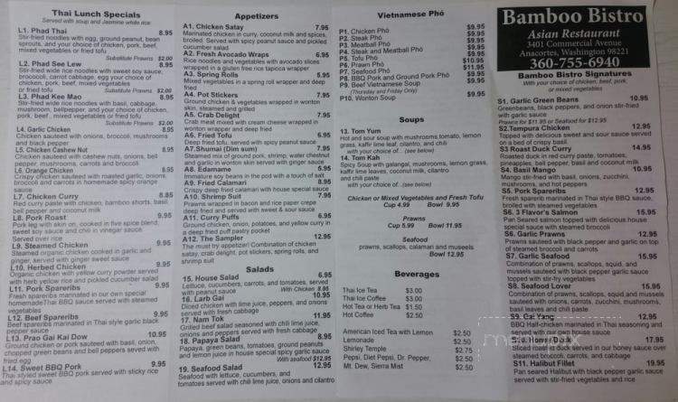 Bamboo Bistro - Anacortes, WA menu_pic