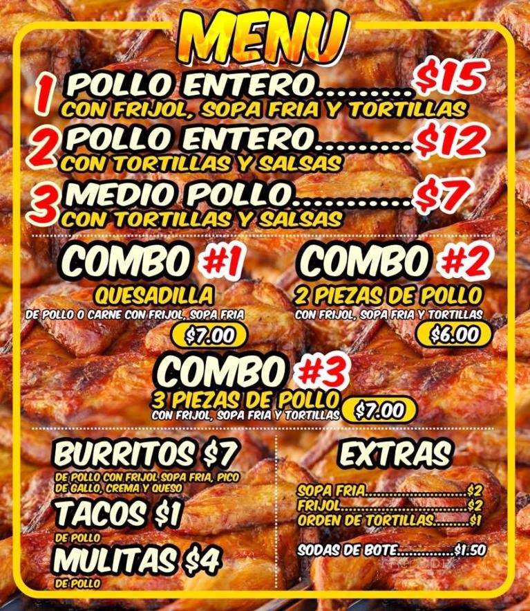 Pollos Culiacan - North Las Vegas, NV menu_pic