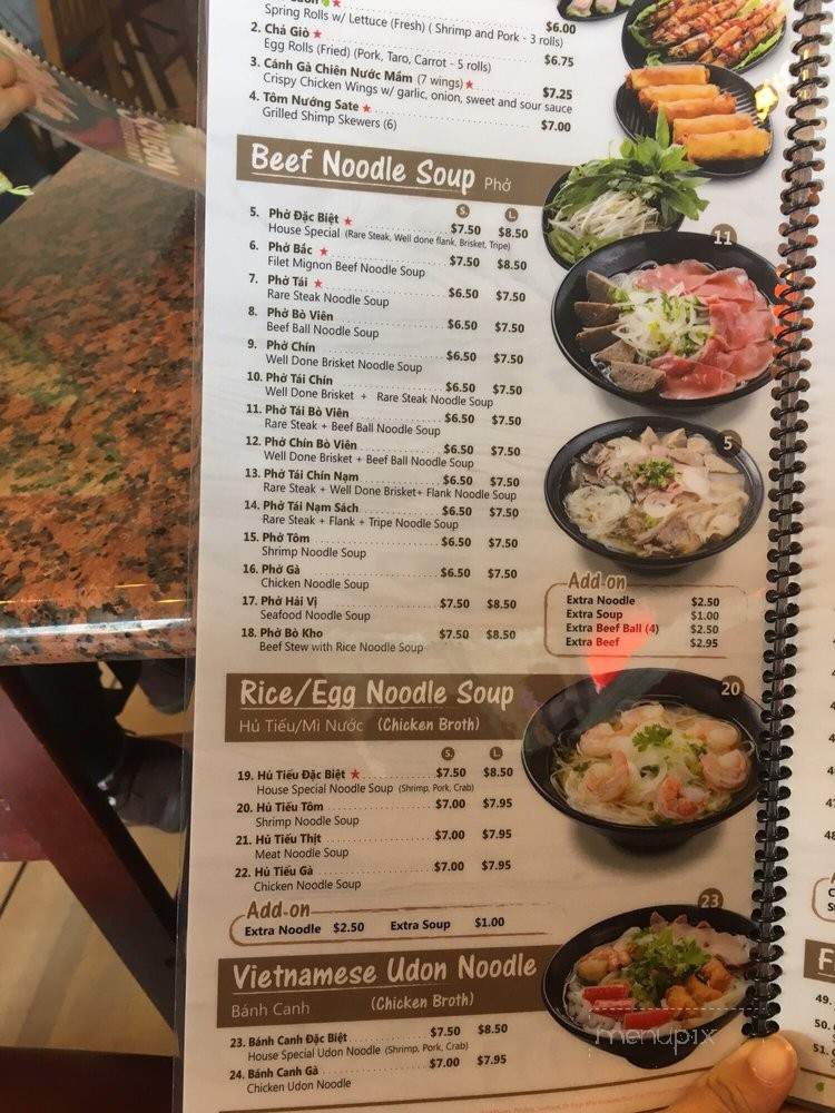 Saigon Restaurant - El Monte, CA menu_pic