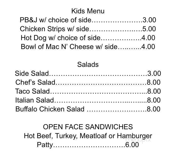 The Foxhole Lounge - Racine, WI menu_pic