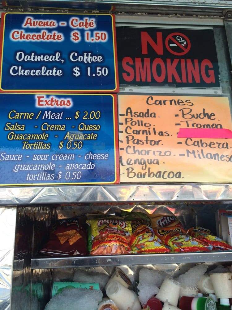 Armando's Hot Food - Los Angeles, CA menu_pic