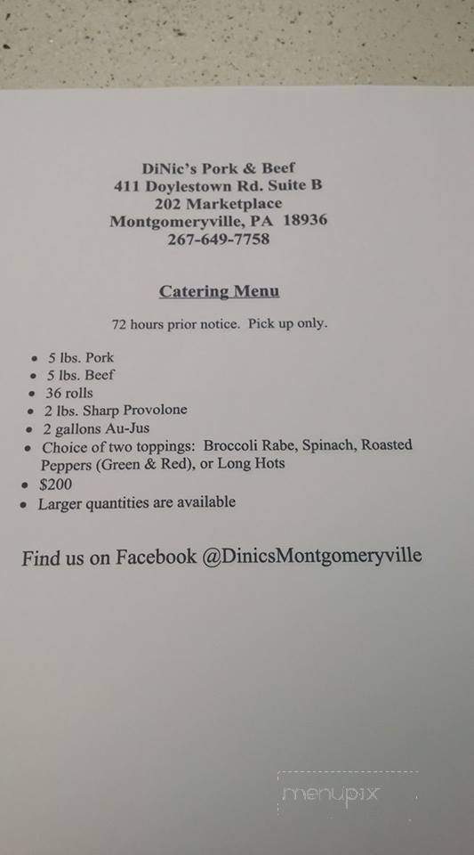/28448560/DiNics-Pork-and-Beef-Montgomeryville-PA - Montgomeryville, PA