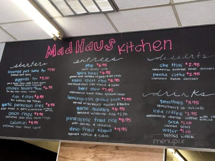 Mad Haus Kitchen - Rialto, CA menu_pic