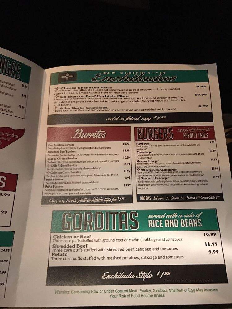 Goyita's - Oro Valley, AZ menu_pic