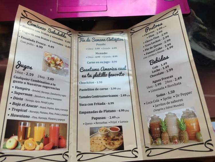 Chismes Cafe - Nashville, TN menu_pic