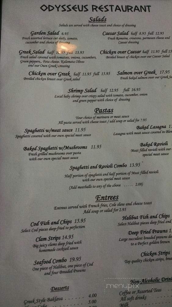 Odysseus - Westport, WA menu_pic