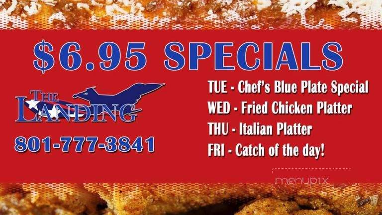 The Landing - Hill AFB, UT menu_pic