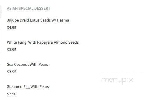 Weixuan tasty - Arcadia, CA menu_pic