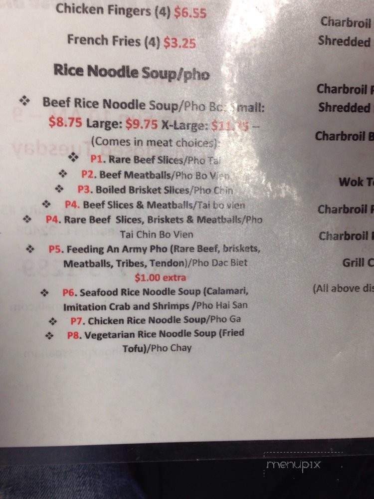 Pho Express - Panama City Beach, FL menu_pic