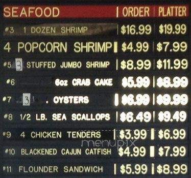 The Crab Shack 2 - Philadelphia, PA menu_pic