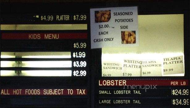 The Crab Shack 2 - Philadelphia, PA menu_pic