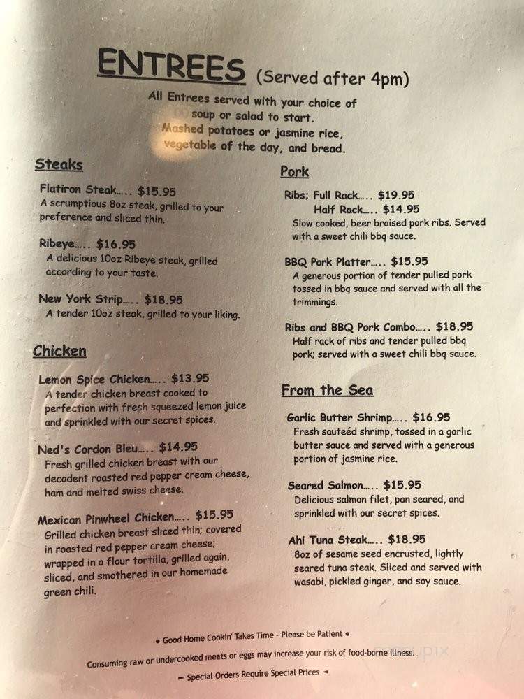 Ned's - Nederland, CO menu_pic