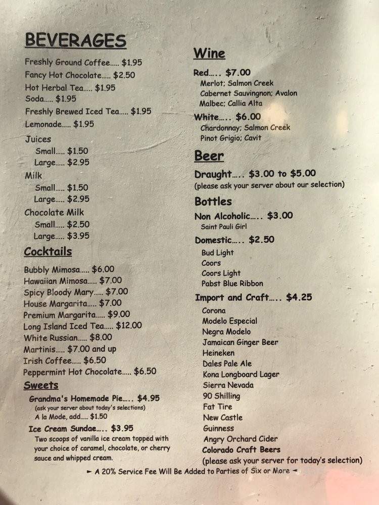 Ned's - Nederland, CO menu_pic