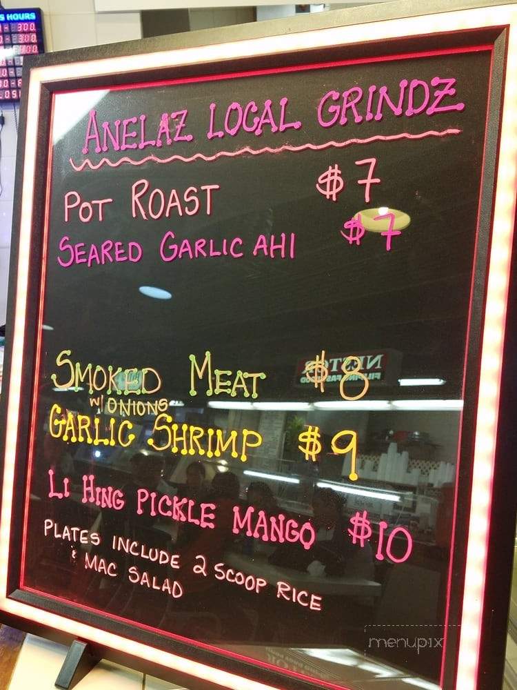 Angel's Local Grindz - Waimanalo, HI menu_pic