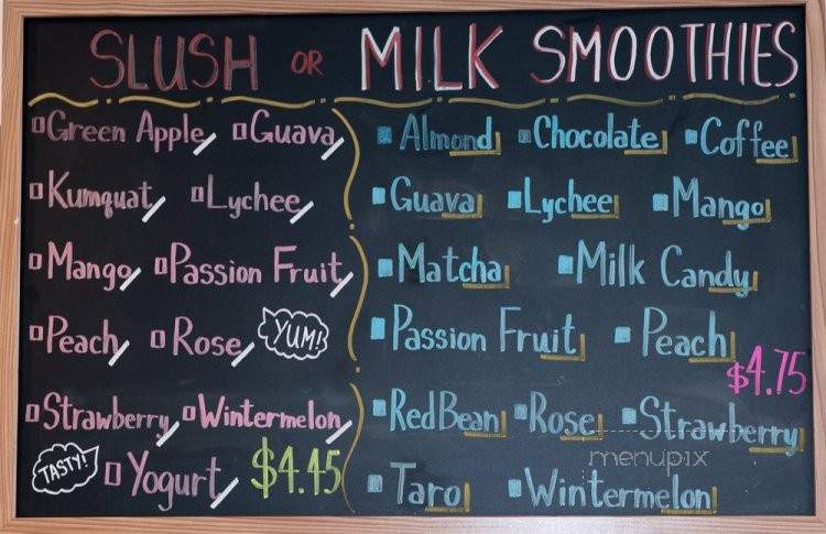 Over The Rainbow Tea Bar - Renton, WA menu_pic