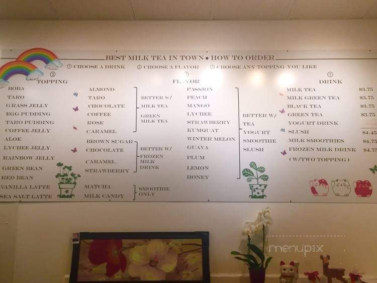 Over The Rainbow Tea Bar - Renton, WA menu_pic