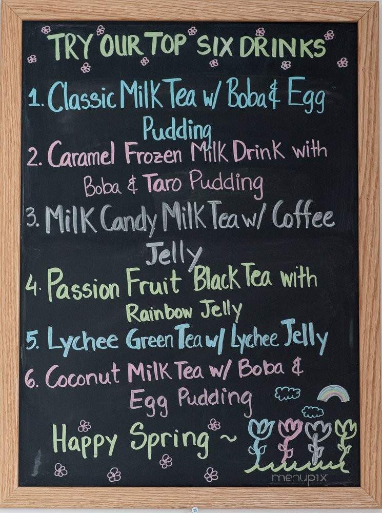 Over The Rainbow Tea Bar - Renton, WA menu_pic
