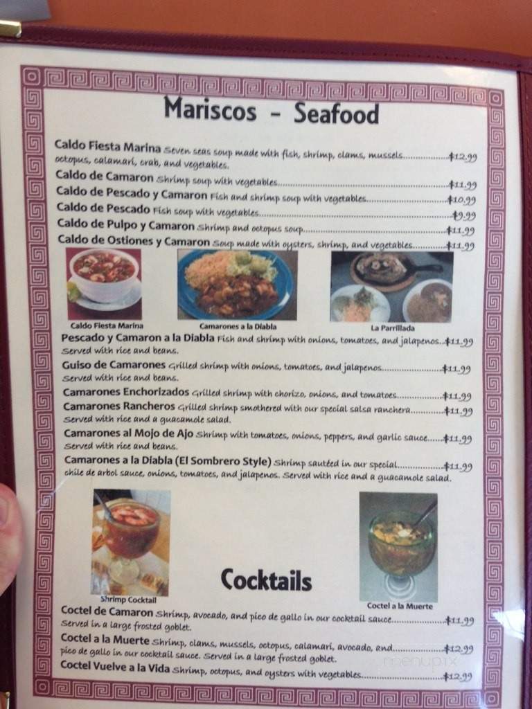 El Sombrero - Oklahoma City, OK menu_pic