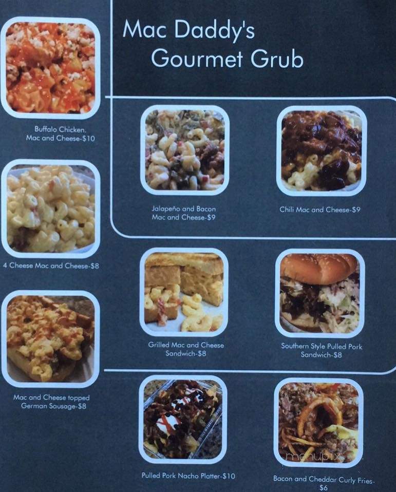 Mac Daddys Gourmet Grub - Spokane, WA menu_pic