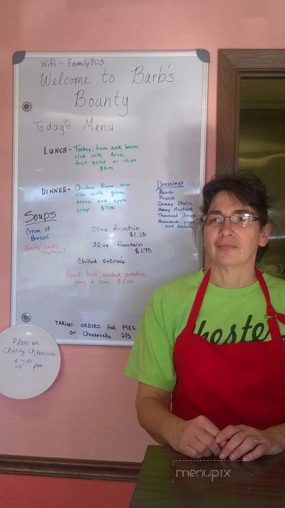 Barb's Bounty - Chester, IL menu_pic