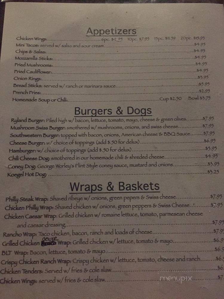 The Granton Inn - Standish, MI menu_pic