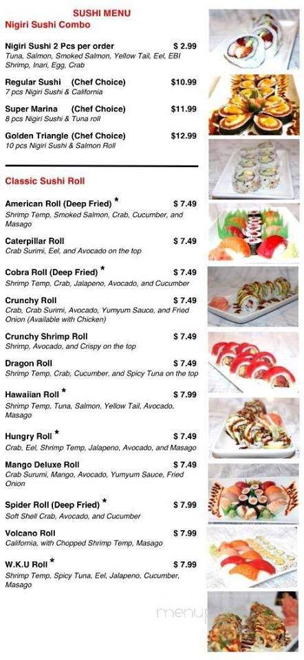 Yangon Bistro - Bowling Green, KY menu_pic