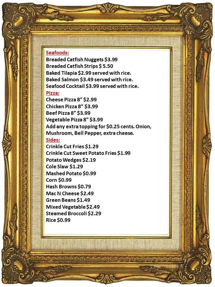 East India Cafe - Hopkinsville, KY menu_pic