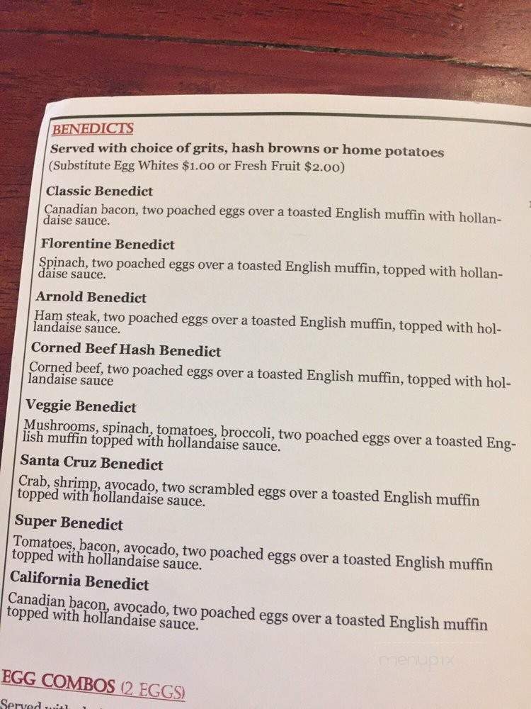 Village Grill - San Jose, CA menu_pic