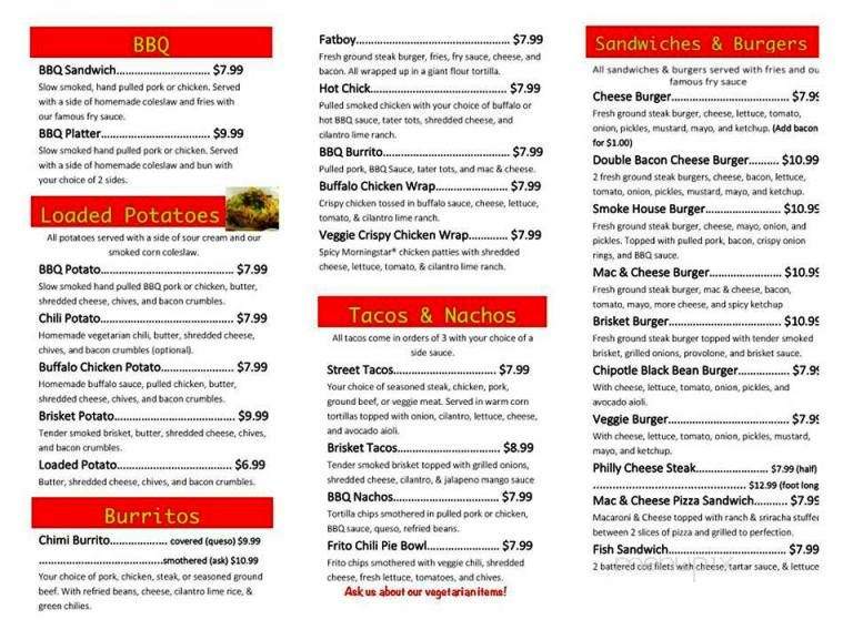 Fat Boy's Roadside Eats - Ooltewah, TN menu_pic