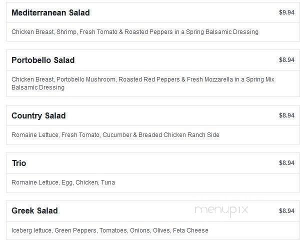 Pizza Bella - Doylestown, PA menu_pic