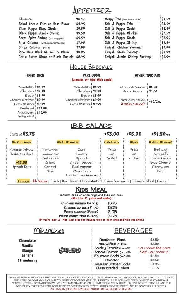 Ice Burger Bar - Loganville, GA menu_pic