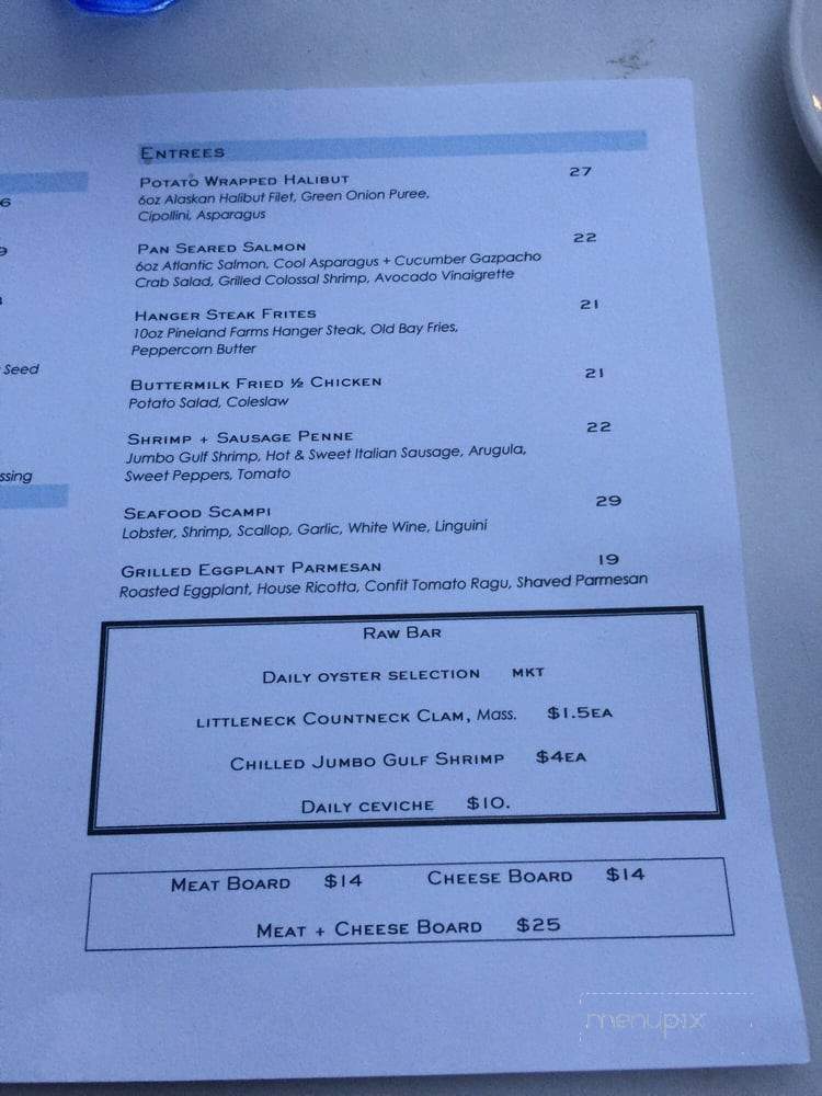 Brix + Brine - Ogunquit, ME menu_pic