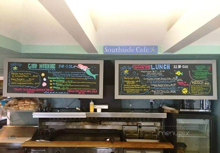 Southside Cafe - Dennis Port, MA menu_pic
