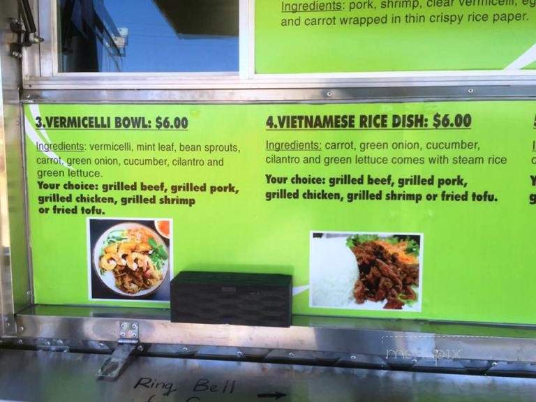 Vietnamese Grill Food Truck - Houston, TX menu_pic